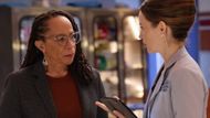 Sharon Goodwin at the hospital (Image Source: Instagram @nbconechicago)